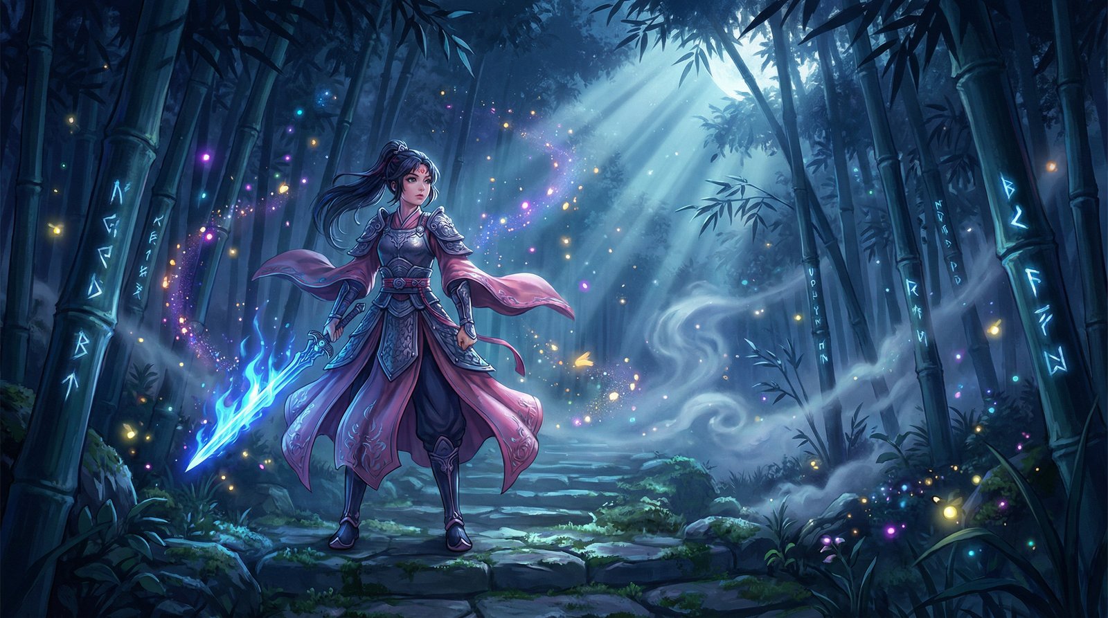 萝莉岛视频教程-竹林剑舞